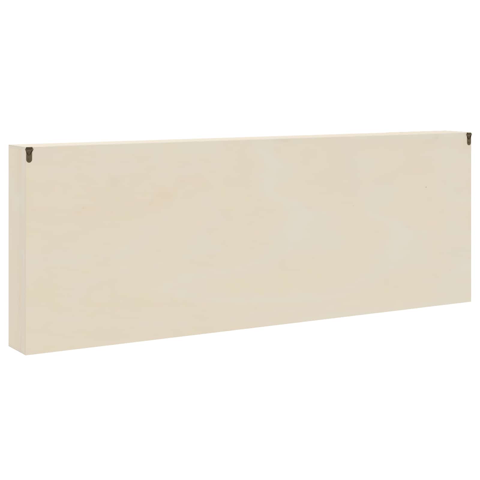 vidaXL Wanddisplay-Case Beige 100 x 8,5 x 36 cm Holzwerkstoff
