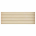 vidaXL Wanddisplay-Case Beige 100 x 8,5 x 36 cm Holzwerkstoff