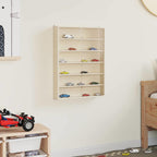 vidaXL Wanddisplay-Case mit Regal Beige 40 x 8,5 x 54 cm Sperrholz
