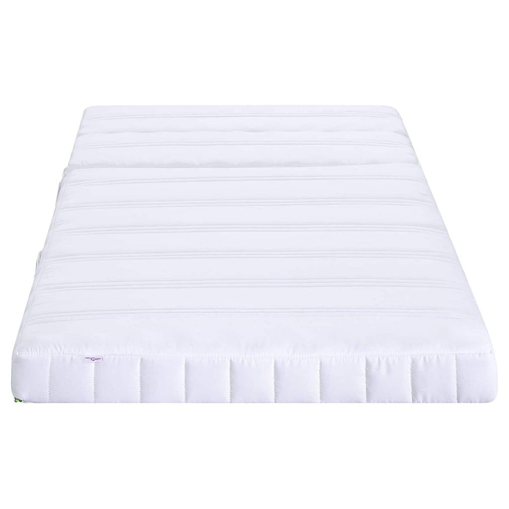 vidaXL Erweiterbare Schaumstoffmatratze 80 x 200 cm Weiß