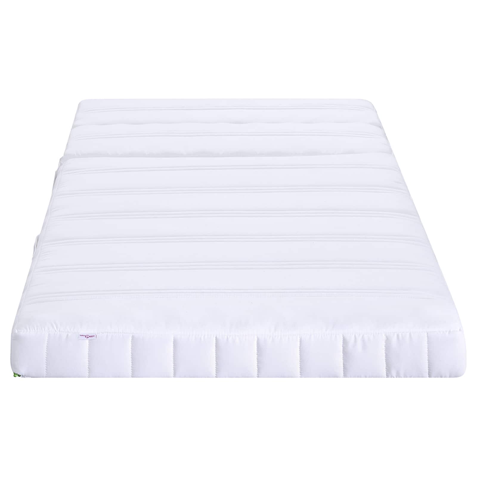 vidaXL Erweiterbare Schaumstoffmatratze 80 x 200 cm Weiß