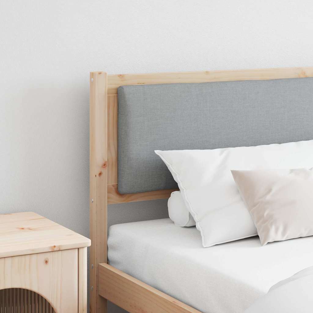 vidaXL Kopfteil Braun Massivholz Kiefer