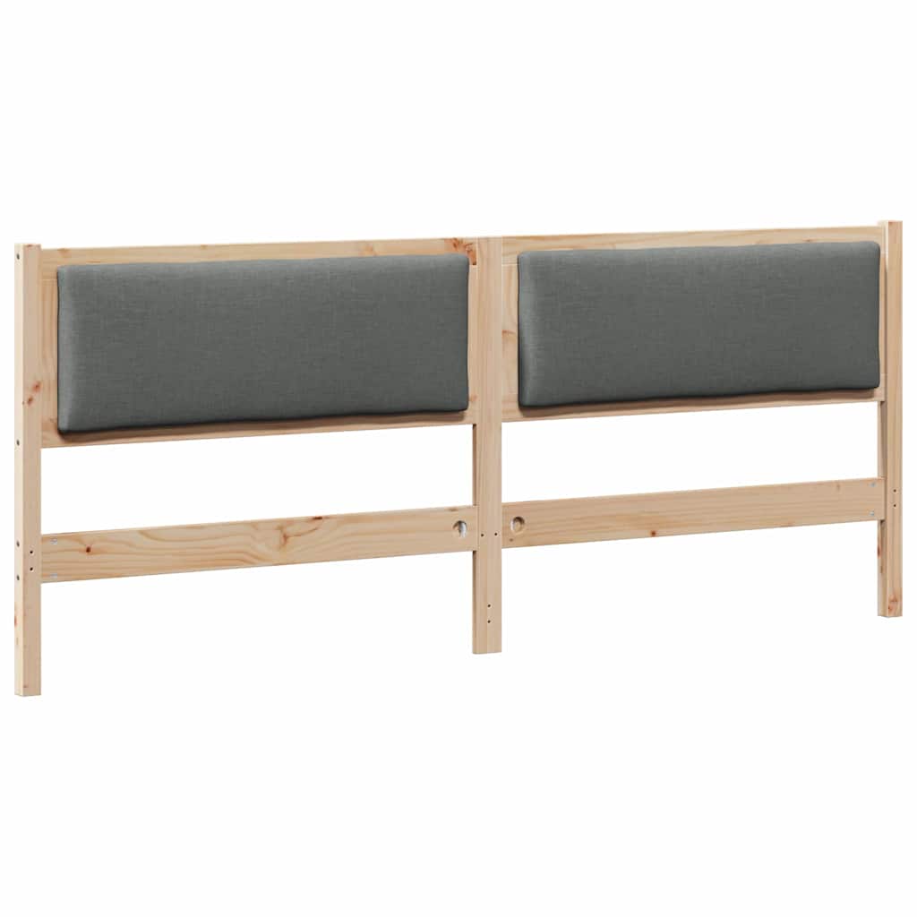 vidaXL Kopfteil Sonstiges Braun 200 cm Massivholz Kiefer