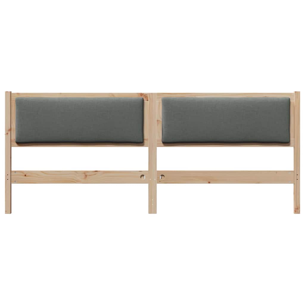 vidaXL Kopfteil Sonstiges Braun 200 cm Massivholz Kiefer