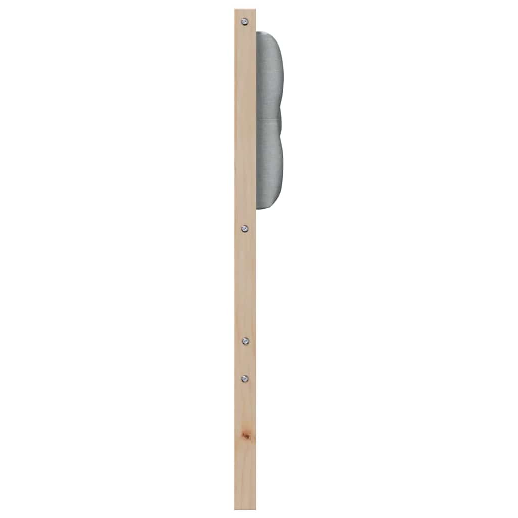vidaXL Kopfteil Sonstiges Braun und hellgrau 200 cm Massivholz Kiefer
