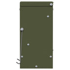 vidaXL Kaninchenfütterer Olive Grün 12,5 x 12,5 x 25 cm