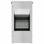 vidaXL Kaninchenfütterer Silber 12,5 x 12,5 x 25 cm Verzinkter Stahl