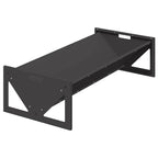 vidaXL Futtertröge für Nutztiere Schwarz 108 x 50 x 28 cm
