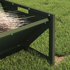 vidaXL Futtertröge für Nutztiere Olive Grün 108 x 50 x 28 cm