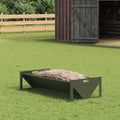 vidaXL Futtertröge für Nutztiere Olive Grün 108 x 50 x 28 cm