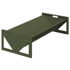 vidaXL Futtertröge für Nutztiere Olive Grün 108 x 50 x 28 cm