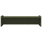 vidaXL Futtertröge für Nutztiere Olive Grün 108 x 50 x 28 cm