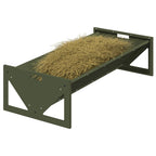 vidaXL Futtertröge für Nutztiere Olive Grün 108 x 50 x 28 cm