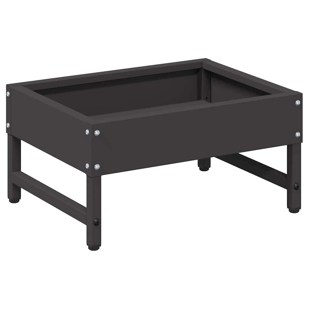 vidaXL Vogel-Feeder Schwarz 34 x 26 x 16 cm Kaltgewalzter Stahl