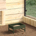 vidaXL Vogel-Feeder Olive Grün 34 x 26 x 16 cm Kaltgewalzter Stahl