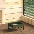vidaXL Vogel-Feeder Olive Grün 34 x 26 x 16 cm Kaltgewalzter Stahl