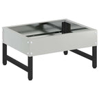 vidaXL Vogel-Feeder Silber 34 x 26 x 16 cm Verzinkter Stahl