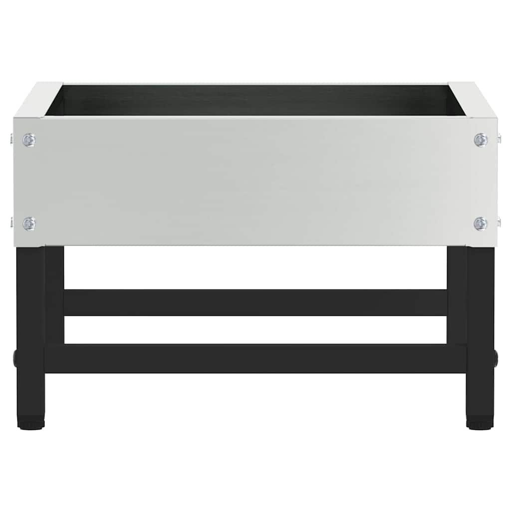 vidaXL Vogel-Feeder Silber 34 x 26 x 16 cm Verzinkter Stahl