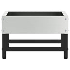 vidaXL Vogel-Feeder Silber 34 x 26 x 16 cm Verzinkter Stahl