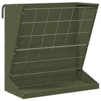 vidaXL Heu Futterspender Olive Grün 71 x 33 x 70 cm