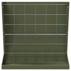 vidaXL Heu Futterspender Olive Grün 71 x 33 x 70 cm