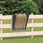 vidaXL Hängender Heufutterspender Schwarz 61 x 33 x 66 cm