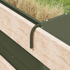 vidaXL Hängender Heufutterspender Olive Grün 61 x 33 x 66 cm