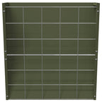 vidaXL Hängender Heufutterspender Olive Grün 61 x 33 x 66 cm