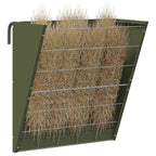 vidaXL Hängender Heufutterspender Olive Grün 61 x 33 x 66 cm