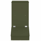 vidaXL Schweinfutterspender Olive Grün 55 x 38 x 76 cm
