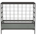 vidaXL Viehfutterspender Silber 100 x 60 x 90 cm Verzinkter Stahl