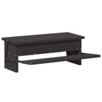 vidaXL Hühnertretfeeder Schwarz 48,5 x 39,5 x 19 cm