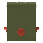 vidaXL Hühnerfütterer Olive Grün 32,5 x 20,5 x 43 cm