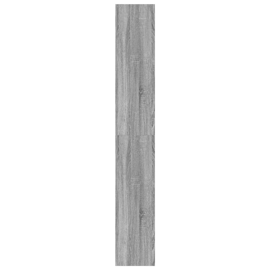 vidaXL Bücherregal Graues Sonoma 80 x 30 x 198 cm Holzwerkstoff