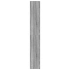 vidaXL Bücherregal Graues Sonoma 80 x 30 x 198 cm Holzwerkstoff