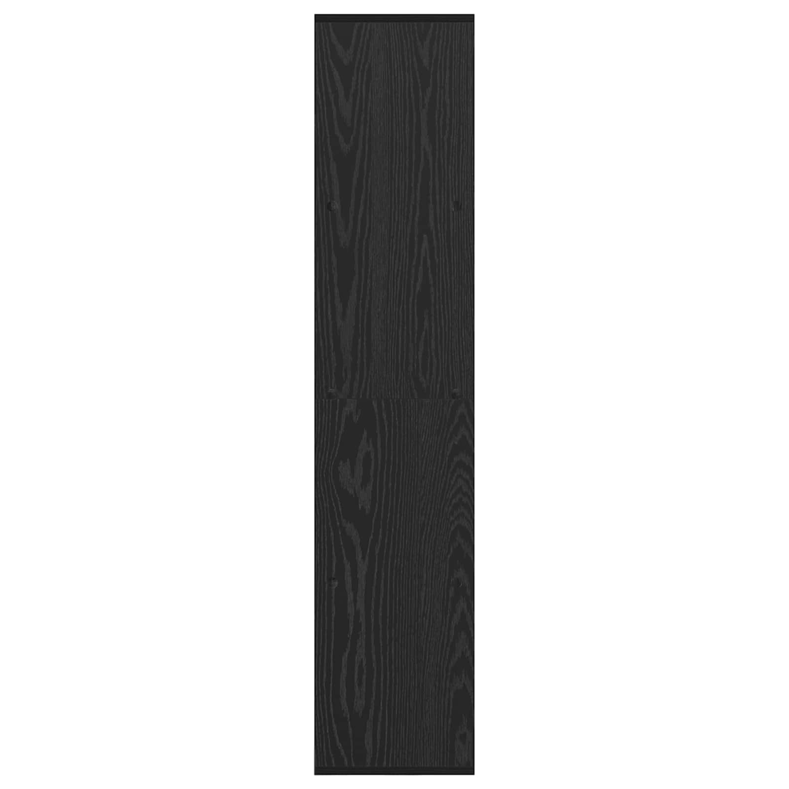 vidaXL Bücherregal Schwarz Eichen-Optik 137,5 x 29 x 137,5 cm