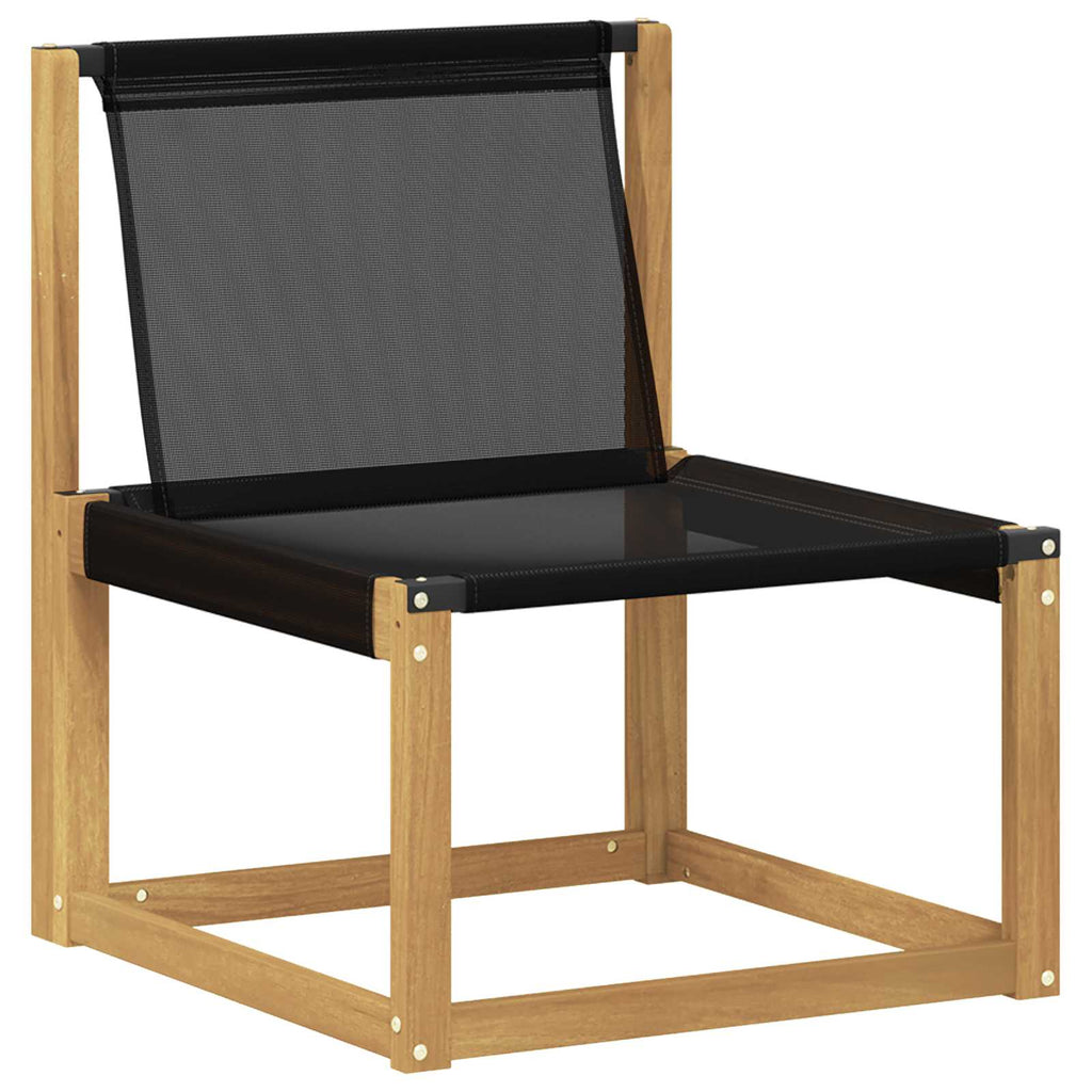 vidaXL Outdoor-Sofagarnitur 8 pcs Massives Akazienholz und Textilene