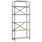 vidaXL Bücherregal Sonoma-Eiche 80 x 30 x 183 cm Holzwerkstoff