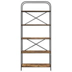 vidaXL Bücherregal Geräucherte Eiche 80 x 30 x 183 cm Holzwerkstoff