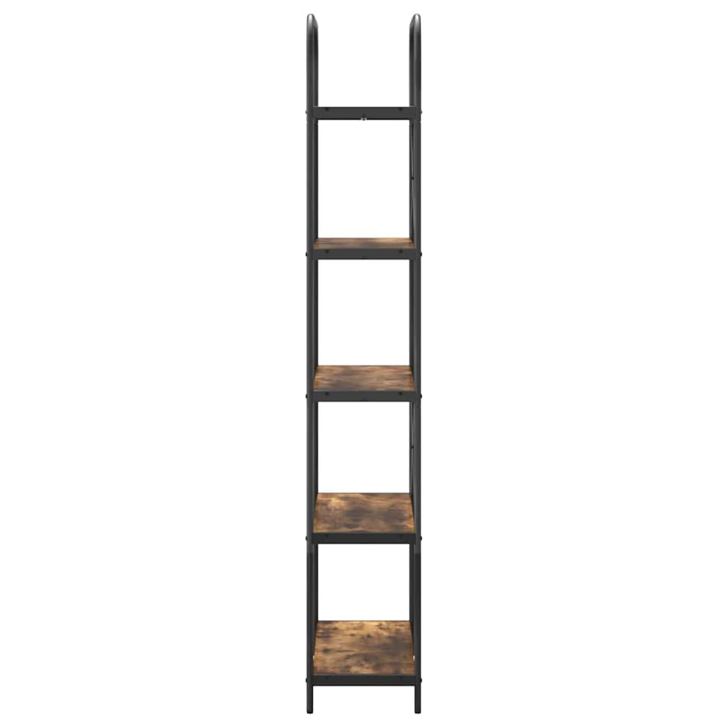 vidaXL Bücherregal Geräucherte Eiche 80 x 30 x 183 cm Holzwerkstoff