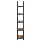 vidaXL Bücherregal Geräucherte Eiche 80 x 30 x 183 cm Holzwerkstoff