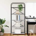vidaXL Bücherregal Graues Sonoma 80 x 30 x 183 cm Holzwerkstoff