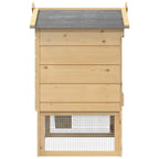 vidaXL Hühnerunterkunft Braun 75 x 60 x 89 cm Massives Kiefernholz