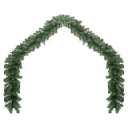 vidaXL Weihnachtsgirlande mit 600 LEDs 2 pcs Grün PVC