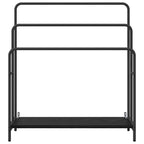 vidaXL Kleiderständer Schwarz Eichen-Optik 90 x 30 x 100,5 cm