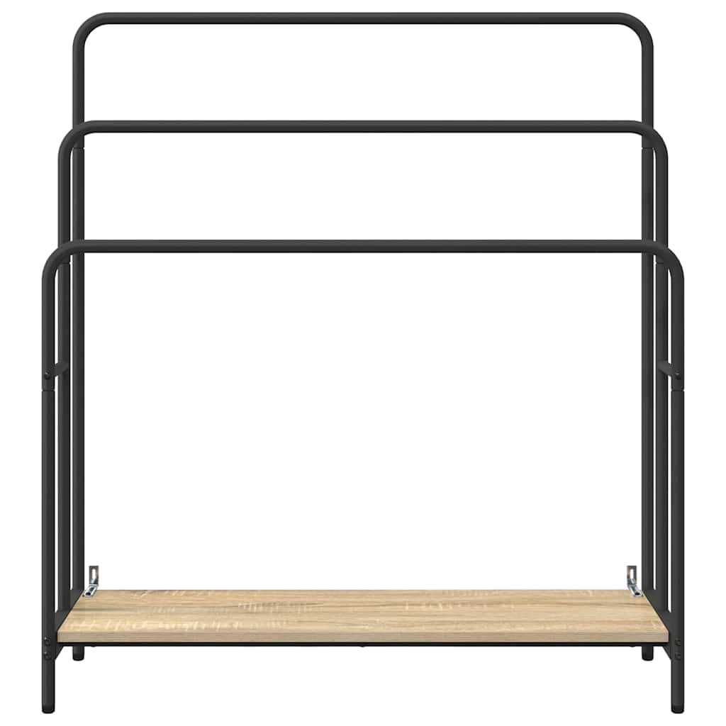 vidaXL Kleiderständer Sonoma-Eiche 90 x 30 x 100,5 cm Holzwerkstoff