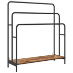 vidaXL Kleiderständer Altholz 90 x 30 x 100,5 cm Holzwerkstoff