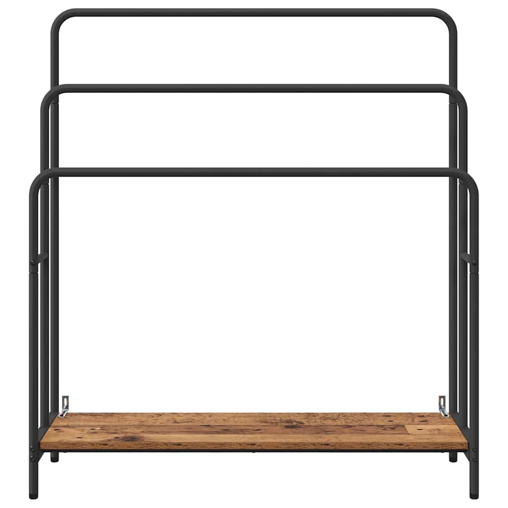 vidaXL Kleiderständer Altholz 90 x 30 x 100,5 cm Holzwerkstoff