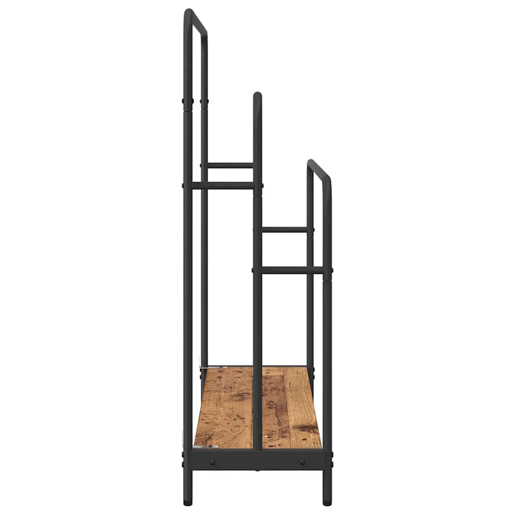 vidaXL Kleiderständer Altholz 90 x 30 x 100,5 cm Holzwerkstoff