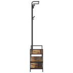 vidaXL Garderobenständer Altholz 75 x 34 x 184 cm Holzwerkstoff